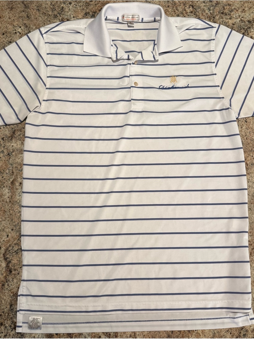 Mens Peter Millar Old Memorial Golf Polo. Summer Comfort